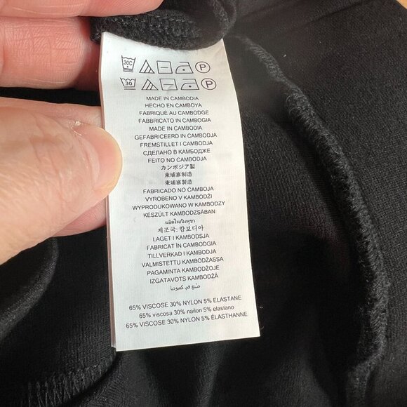 Michael Michael Kors Women's Slit-Hem Leggings PETITE SMALL Black - Picture 8 of 10